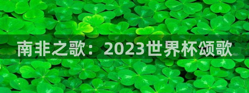 2026世界杯亚洲预选赛：南非之歌：2023世界杯颂歌
